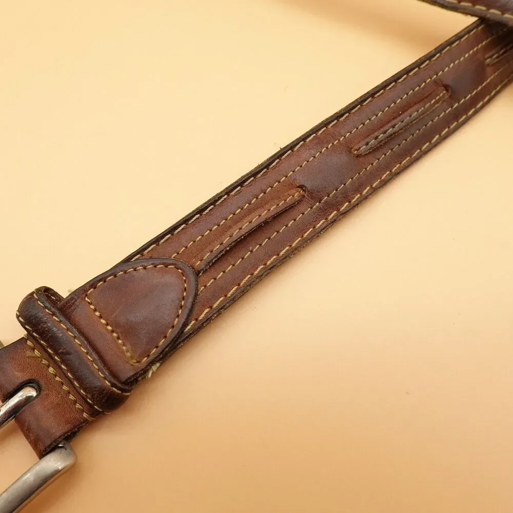 Johnston & Murphy Belt Mens Size 38 Brown American Glove Cowhide Leather Classic